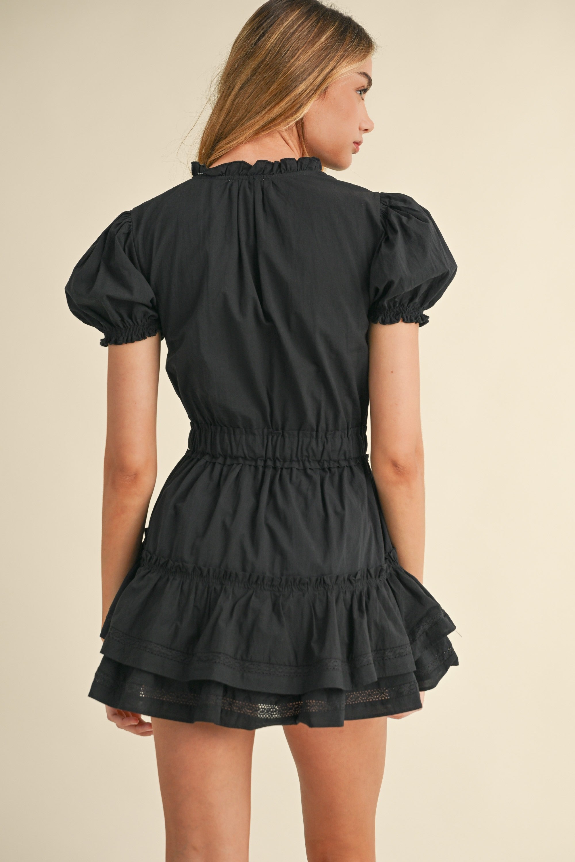 Victoria Ruffled Mini Dress